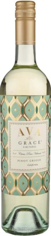 AVA Grace Pinot Grigio 2021 Front Bottle Shot