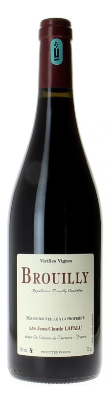 Domaine Jean-Claude Lapalu Brouilly Vieilles Vignes 2020 Front Bottle Shot