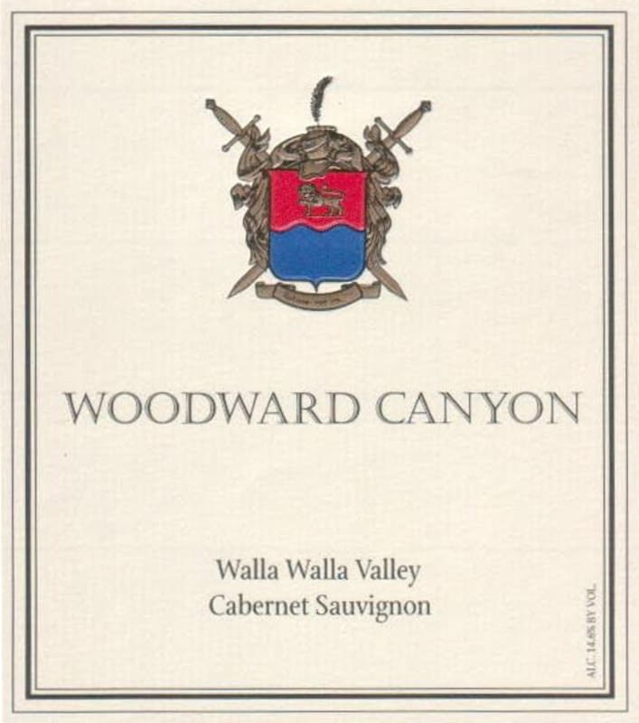 Woodward Canyon Walla Walla Valley Cabernet Sauvignon 2008 Front Label