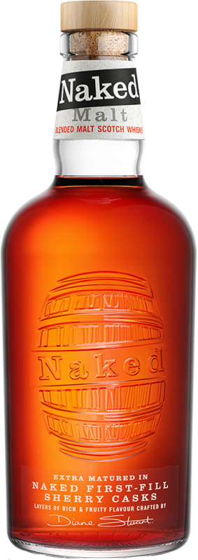 Naked Malt Blended Scotch Whisky Front Bottle Shot