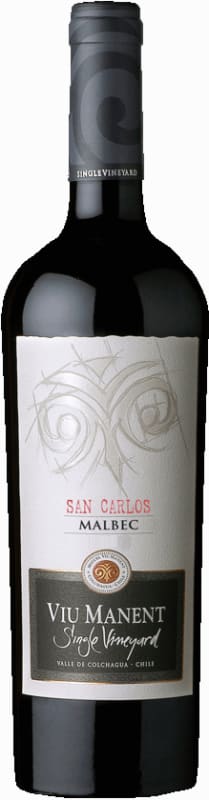 Viu Manent San Carlos Estate Malbec 2017 Front Bottle Shot