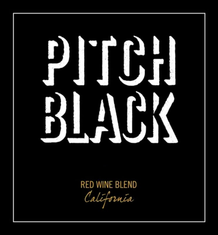 Chain Gang Vineyards Pitch Black Red Wine Blend 2012 Front Label