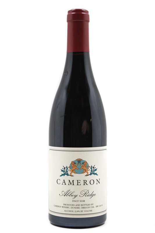 Cameron Winery Abbey Ridge Pinot Noir 2019 Front Bottle Shot