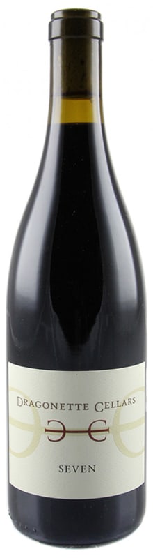 Dragonette Cellars Seven Syrah 2018 Front Bottle Shot