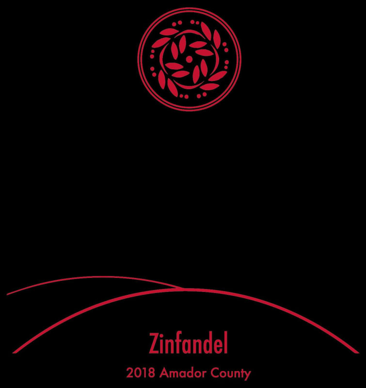 Bella Grace Zinfandel 2018 Front Label