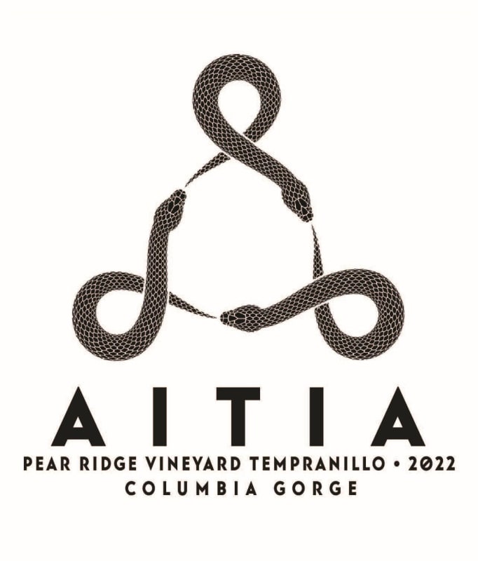 AITIA Pear Ridge Vineyard Tempranillo 2022 Front Label