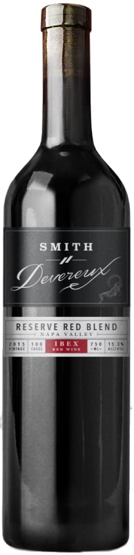 Smith Devereux IBEX Reserve Red Blend 2015 Front Bottle Shot