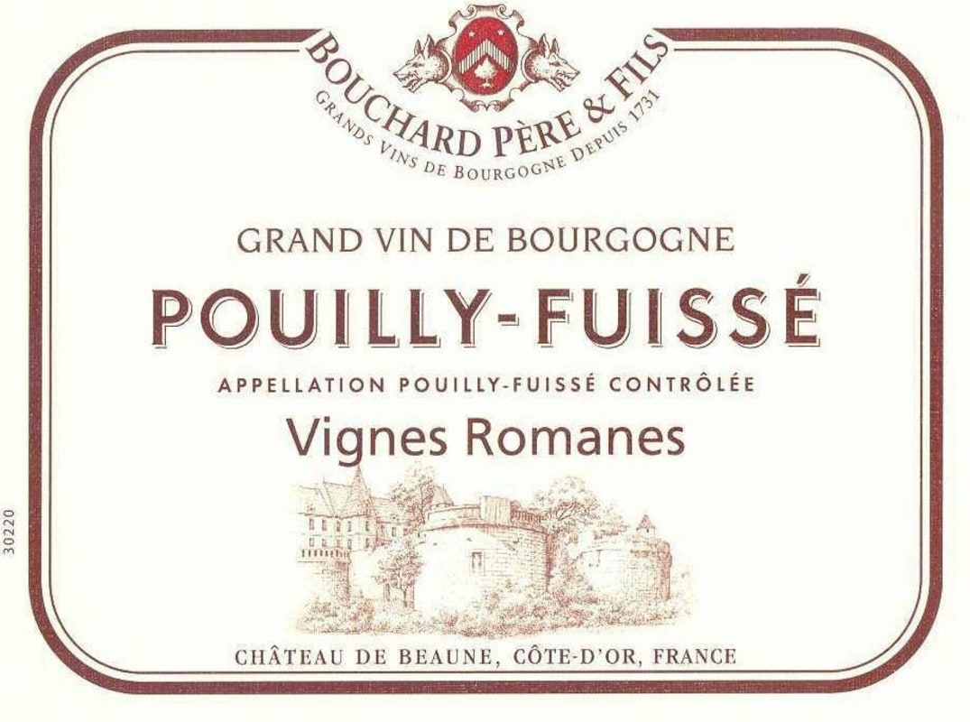 Bouchard Pere & Fils Pouilly-Fuisse Vignes Romanes 2008 Front Label