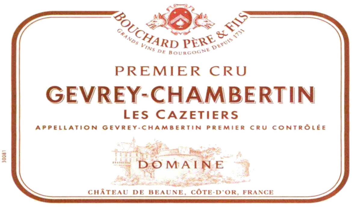 Bouchard Pere & Fils Gevrey-Chambertin Les Cazetiers Premier Cru 2007 Front Label