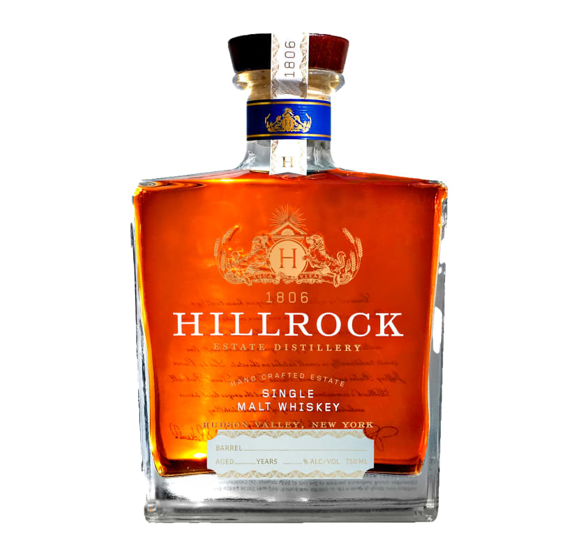 Hillrock Single Malt Whiskey 113.2 Proof Front Bottle Shot