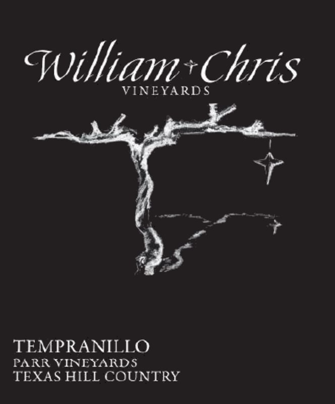 William Chris Vineyards Parr Vineyards Tempranillo 2017 Front Label