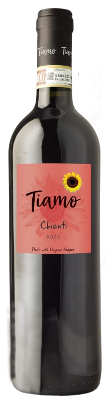 Tiamo Organic Chianti 2019 Front Bottle Shot