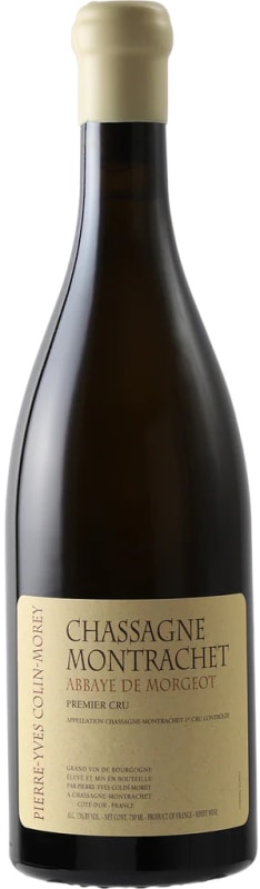 Pierre-Yves Colin-Morey Chassagne-Montrachet Abbaye de Morgeot Premier Cru 2020 Front Bottle Shot