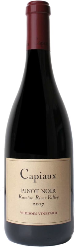Capiaux Cellars Widdoes Vineyard Pinot Noir 2017 Front Bottle Shot
