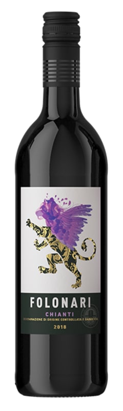 Folonari Chianti 2018 Front Bottle Shot