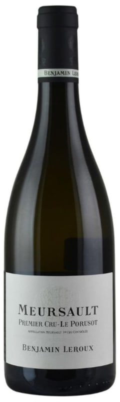 Benjamin Leroux Meursault Le Porusot Premier Cru 2018 Front Bottle Shot