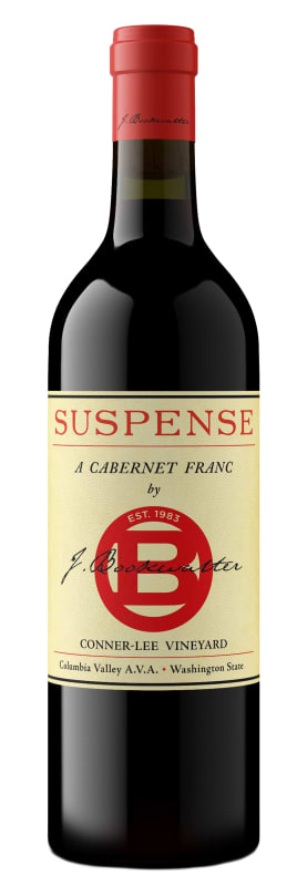 J. Bookwalter Suspense Cabernet Franc 2021 Front Bottle Shot