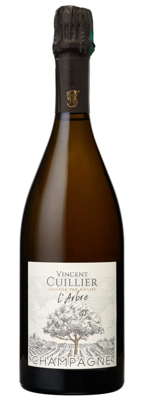 Vincent Cuillier L'Arbre Blanc de Noirs Brut Nature 2020 Front Bottle Shot
