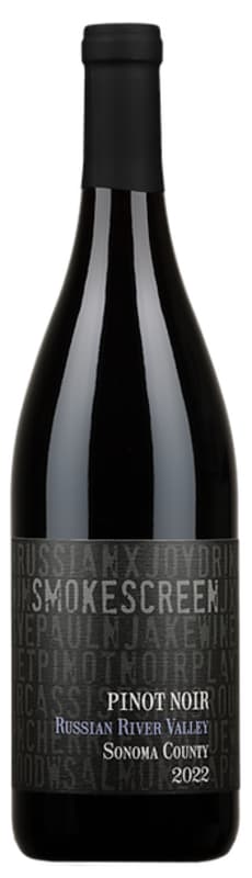 Smokescreen Pinot Noir 2022 Front Bottle Shot