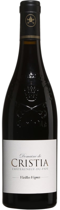 Domaine de Cristia Chateauneuf-du-Pape Vieilles Vignes 2019 Front Bottle Shot