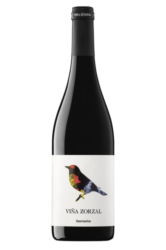 Vina Zorzal Garnacha 2022 Front Bottle Shot