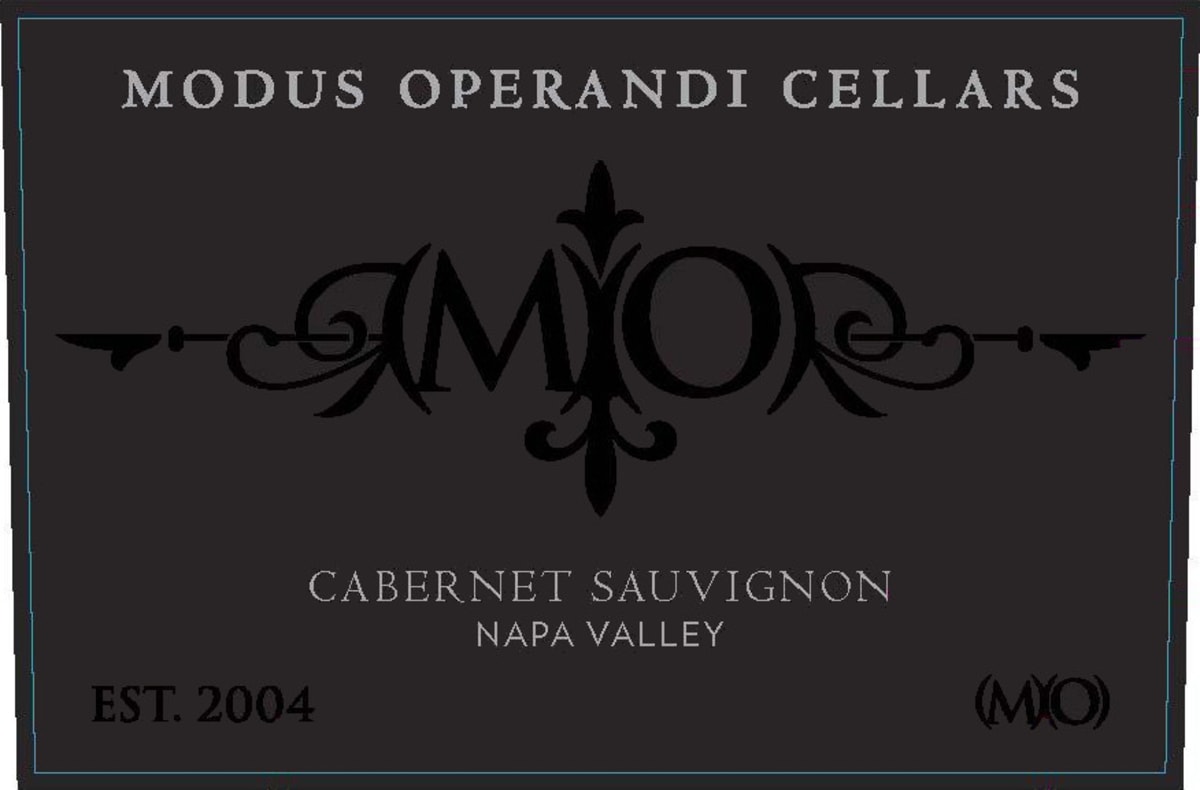 Modus Operandi Cellars Cabernet Sauvignon 2014 Front Label