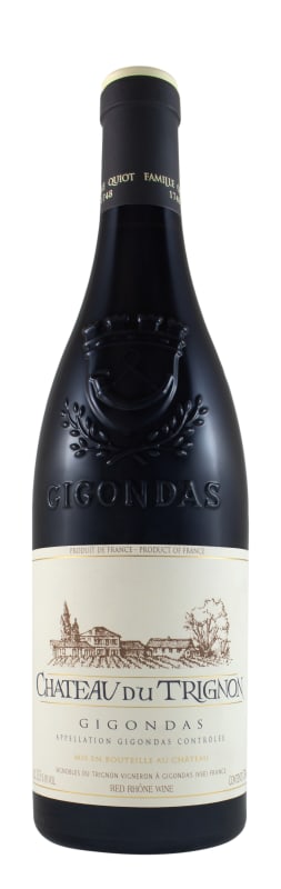 Chateau du Trignon Gigondas 2015 Front Bottle Shot