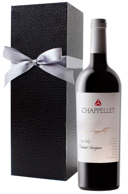 Chappellet Signature Cabernet Sauvignon with Black Gift Box Gift Product Image