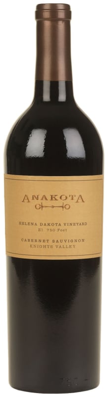 Anakota Helena Dakota Vineyard Cabernet Sauvignon 2010 Front Bottle Shot