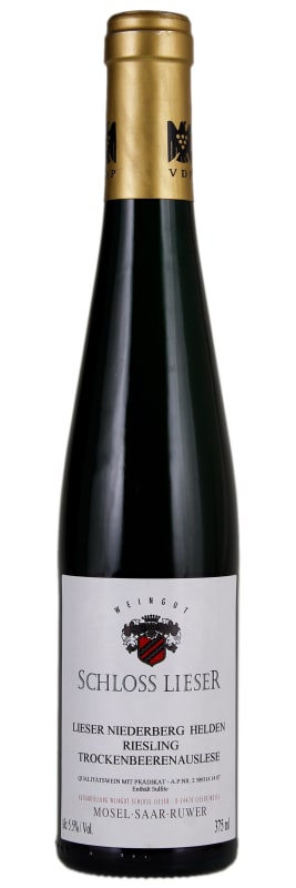 Schloss Lieser Niederberg Helden TBA (375ML half-bottle) 2001 Front Bottle Shot