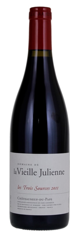 Domaine de la Vieille Julienne Chateauneuf-du-Pape les Trois Sources 2011 Front Bottle Shot