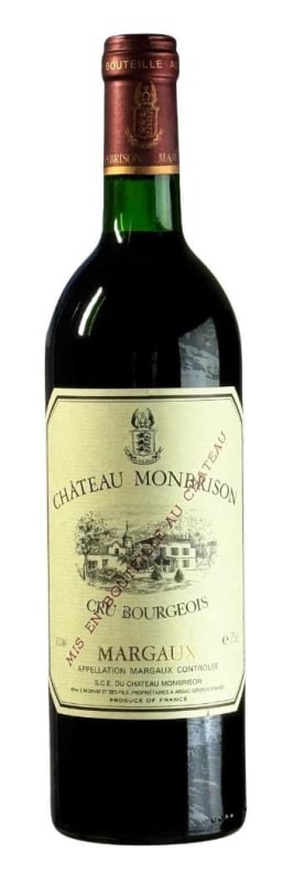 Chateau Monbrison 1982 Front Bottle Shot
