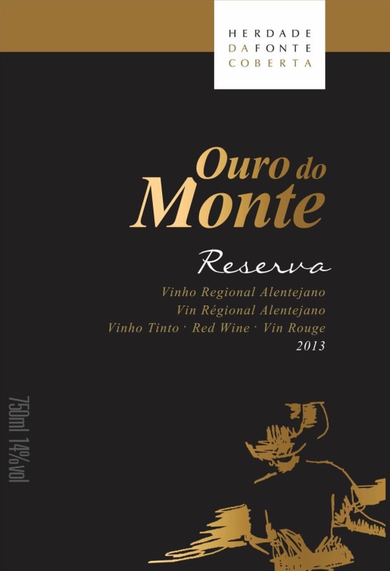 Herdade da Fonte Coberta Ouro do Monte Reserva 2013 Front Label