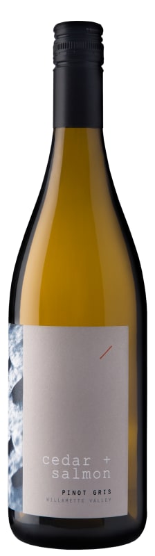 Cedar + Salmon Willamette Valley Pinot Gris 2020 Front Bottle Shot
