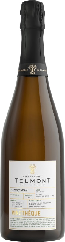 Champagne Telmont Vinotheque Brut 2013 Front Bottle Shot