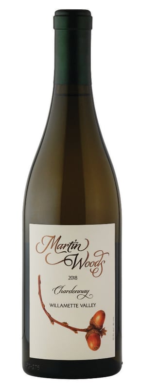 Martin Woods Chardonnay 2018 Front Bottle Shot