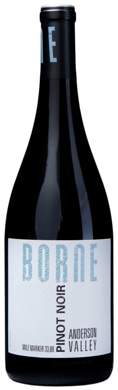 Borne Anderson Valley Pinot Noir 2018 Front Bottle Shot