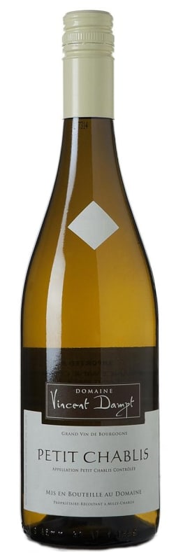 Domaine Vincent Dampt Petit Chablis 2018 Front Bottle Shot