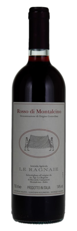 Le Ragnaie Rosso di Montalcino 2018 Front Bottle Shot