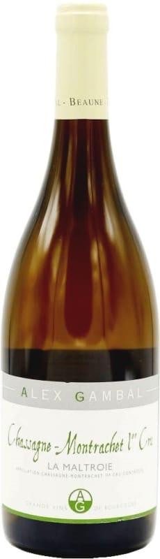 Alex Gambal Chassagne-Montrachet La Maltroie Premier Cru 2017 Front Bottle Shot