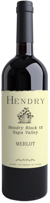 Hendry Merlot 2022 Front Bottle Shot
