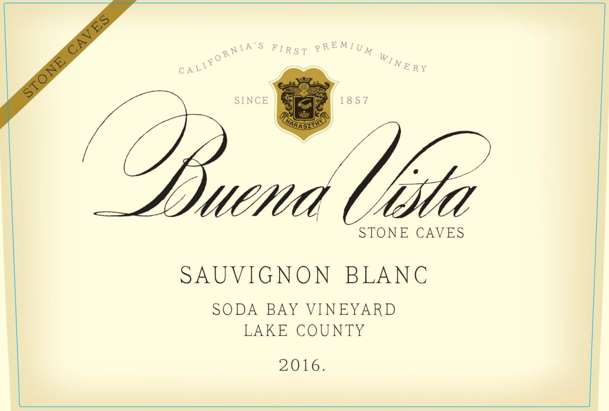 Buena Vista Soda Bay Vineyard Sauvignon Blanc 2016 Front Label