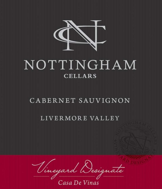 Nottingham Cellars Cabernet Sauvignon 2013 Front Label