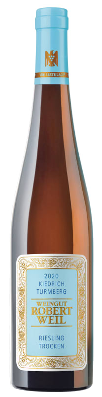 Robert Weil Kiedrich Turmberg Riesling Trocken 2020 Front Bottle Shot