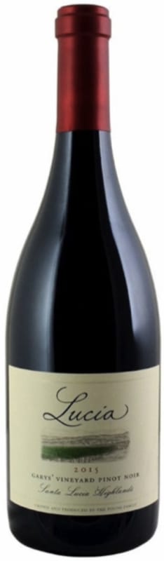 Lucia Vineyards Garys' Vineyard Pinot Noir 2015 Front Bottle Shot