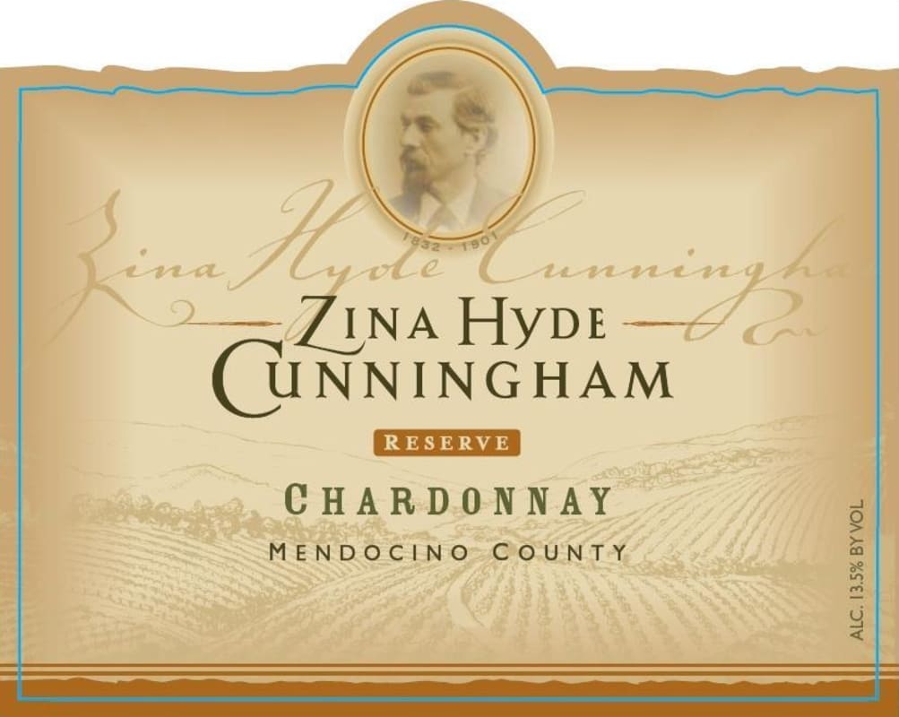 Zina Hyde Cunningham Reserve Chardonnay 2010 Front Label