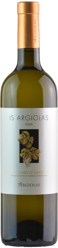 Argiolas Is Argiolas Vermentino di Sardegna 2020 Front Bottle Shot