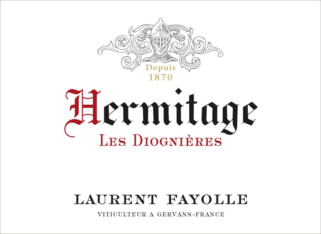 Laurent Fayolle Hermitage Les Diognieres Blanc 2020 Front Label