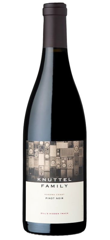 William Knuttel Bill's Hidden Track Pinot Noir 2019 Front Bottle Shot