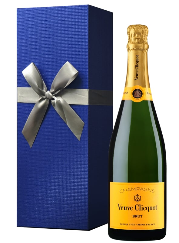 Veuve Clicquot Yellow Label Brut with Blue Gift Box Gift Product Image